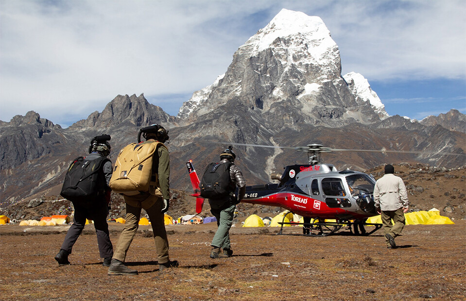 skydiving in Nepal